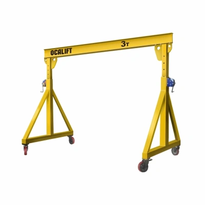 Мини-кран козловой c регулируемой высотой МПУ OCALIFT 3т (3-4)х4 метра купить в Москве с доставкой по всей России | ProtosMarket.ru