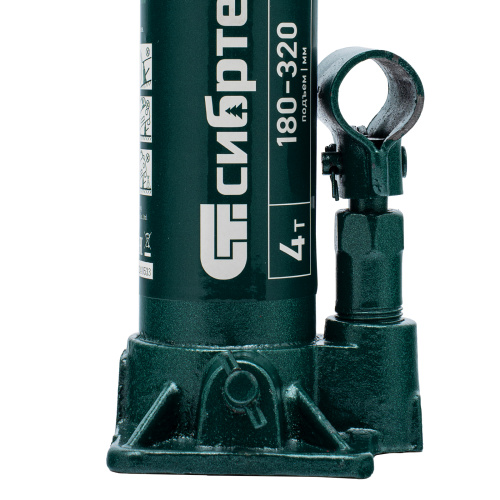 Домкрат гидравлический бутылочный, 4 т, 180-320 мм Сибртех купить в Москве с доставкой по всей России | ProtosMarket.ru