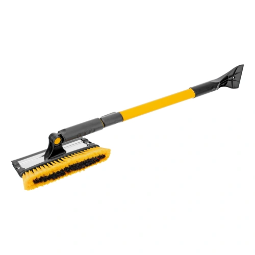 Щетка-сметка для снега со скребком, телескоп, поворотная голова, водосгон, 900-1200 мм Denzel купить в Москве с доставкой по всей России | ProtosMarket.ru