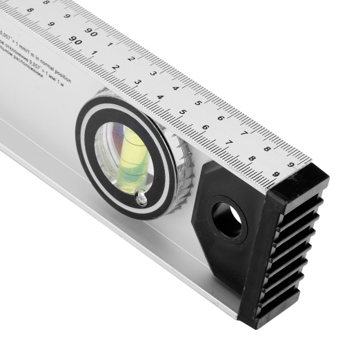 Уровень алюминиевый "Рельс", 1000 мм, 3 глазка (1 поворотный) Matrix купить в Москве с доставкой по всей России | ProtosMarket.ru