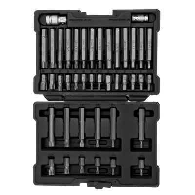 Набор бит HEX, Torx , SPLine, хвостовик-шестигранник 1/2, CrV, 42 шт. Stels купить в Москве с доставкой по всей России | ProtosMarket.ru