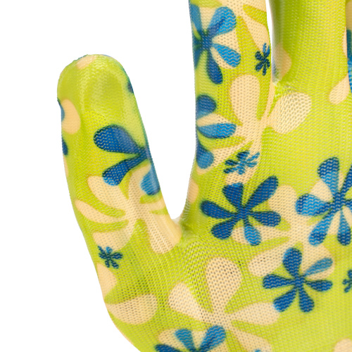 Перчатки садовые из полиэстера с нитрильным обливом, зеленые, S Palisad купить в Москве с доставкой по всей России | ProtosMarket.ru