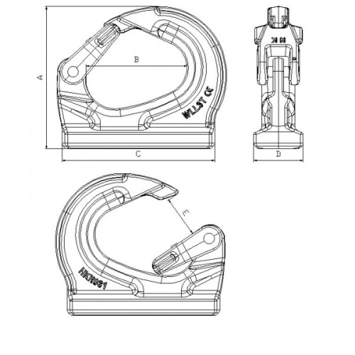 Крюк сварочный 3 т купить в Москве с доставкой по всей России | ProtosMarket.ru