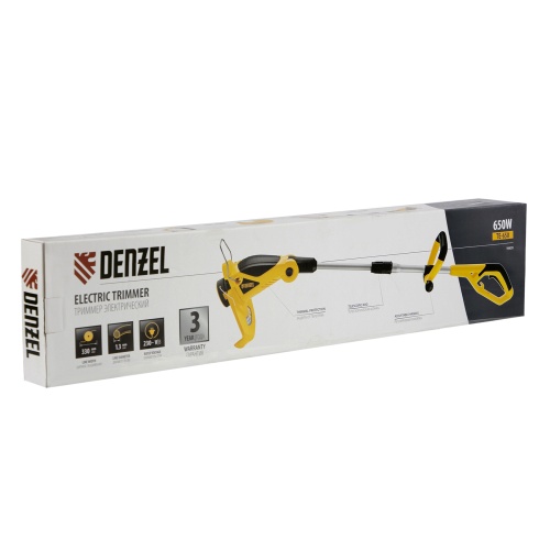 Триммер электрический TE-650, 650Вт,330мм,катушка автомат,телескоп.штанга,регул. углы накл.// Denzel купить в Москве с доставкой по всей России | ProtosMarket.ru