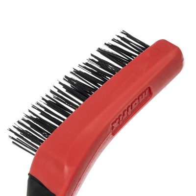 Щетка зачистная трехрядная, двухкомпонентная рукоятка Matrix купить в Москве с доставкой по всей России | ProtosMarket.ru