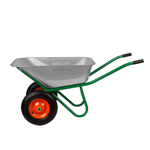 Тачка садово-строительная, 2-х колесная, усиленная, грузоподъемность 320 кг, объем 100 л Palisad купить в Москве с доставкой по всей России | ProtosMarket.ru