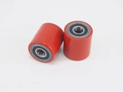 Колесо полиуретан 64х70 мм с подшипником для тележек гидравлических RHP/CW