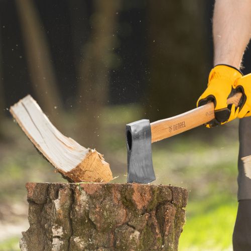 Топор кованый, 900 г, американский тип, буковая рукоятка, 430мм, EFP Denzel купить в Москве с доставкой по всей России | ProtosMarket.ru