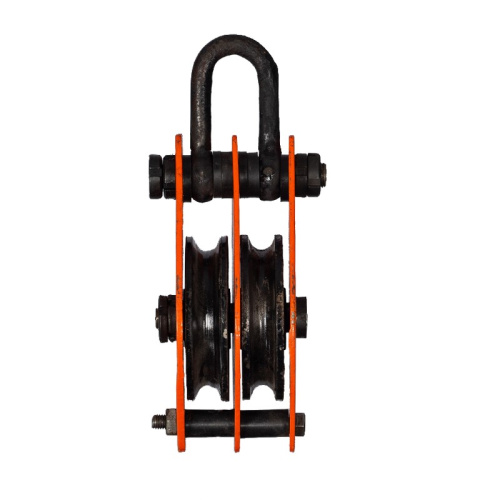 Блок шкивовый двухрольный с проушиной 5 т, D каната 12 - 15 мм, СибТаль купить в Москве с доставкой по всей России | ProtosMarket.ru