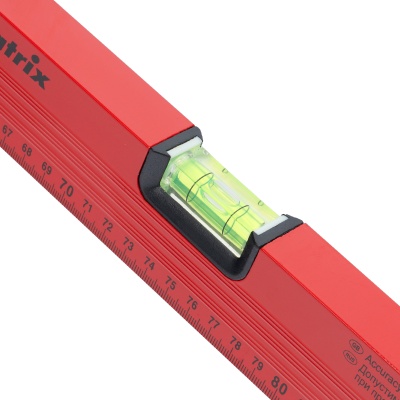 Уровень алюминиевый, 1500 мм, 3 глазка, красный, линейка Matrix купить в Москве с доставкой по всей России | ProtosMarket.ru