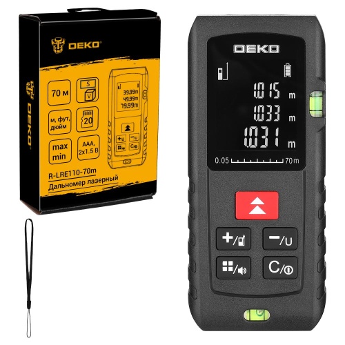 Дальномер лазерный DEKO R-LRE110-70m купить в Москве с доставкой по всей России | ProtosMarket.ru