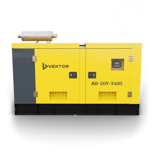 Дизельный генератор Vektor AD-20Y-T400 в шумозащитном кожухе купить в Москве с доставкой по всей России | ProtosMarket.ru