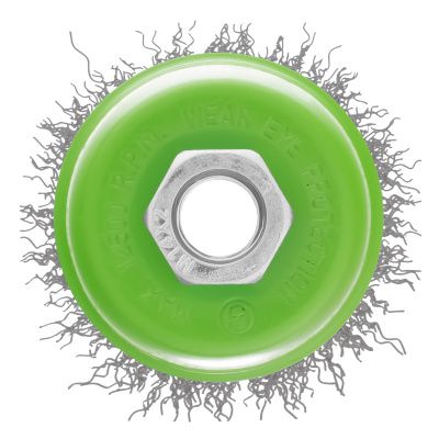 Щетка для УШМ, 65 мм, М14, "чашка", витая проволока 0.3 мм Сибртех купить в Москве с доставкой по всей России | ProtosMarket.ru