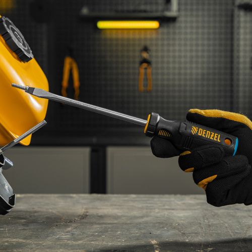 Отвертка SL8x150 мм, CrV, трехкомпонентная рукоятка Denzel купить в Москве с доставкой по всей России | ProtosMarket.ru