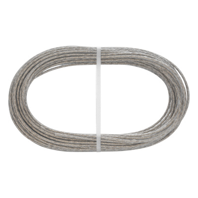 Трос металлополимерный прозрачный ПР-3.0, толщина 3.0 мм, моток 20 метров Сибртех купить в Москве с доставкой по всей России | ProtosMarket.ru