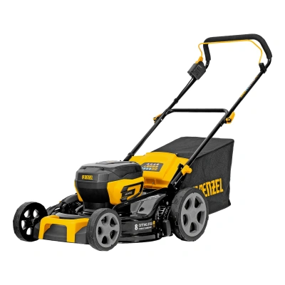 Газонокосилка аккумуляторная бесщет. DLM-460, 460 мм, травосб. 65 л., Li-Ion, 40 В Denzel купить в Москве с доставкой по всей России | ProtosMarket.ru