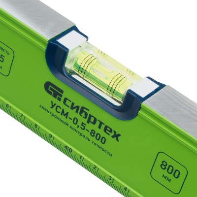Уровень алюминиевый УСМ-0,5-800, фрезерованный, 3 глазка, магнитный, рукоятки, 800 мм Сибртех купить в Москве с доставкой по всей России | ProtosMarket.ru