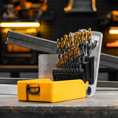 Набор сверл по металлу, 1-13 мм, Р6М5К8-TiN, Golden Tip, 25 шт Denzel купить в Москве с доставкой по всей России | ProtosMarket.ru