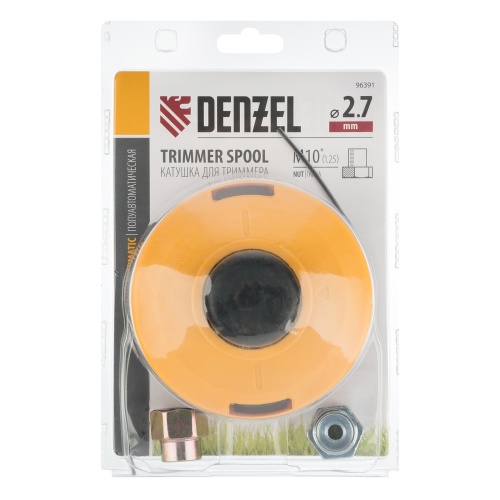 Катушка триммер. полуавтомат , гайка М10,М10,М8, лев.,шаг 1,0 1,25мм// Denzel купить в Москве с доставкой по всей России | ProtosMarket.ru