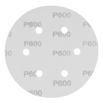 Круг абразивный на ворсовой подложке под "липучку", перфорированный, P 600, 150 мм, 5 шт Matrix купить в Москве с доставкой по всей России | ProtosMarket.ru