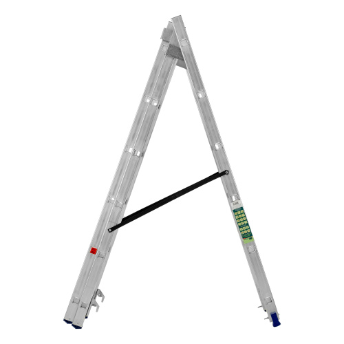 Лестница, 3 х 6 ступеней, алюминиевая, трехсекционная, Сибртех купить в Москве с доставкой по всей России | ProtosMarket.ru