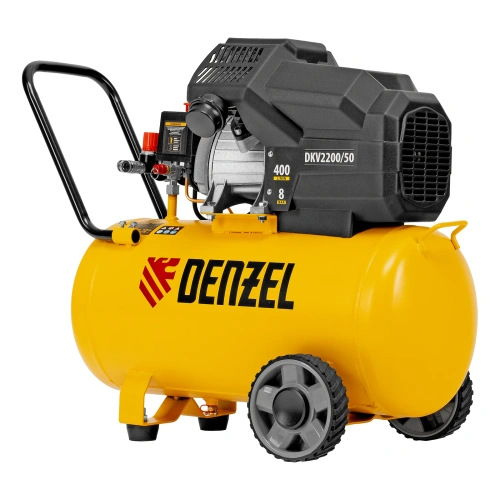 Компрессор воздушный DKV2200/50, Х-PRO 2.2 кВт, 400 л/мин, 50 л Denzel по ценам производителя в Москве с доставкой по всей России