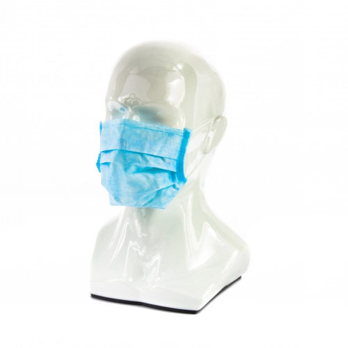 Маска лицевая трехслойная, 50 шт купить в Москве с доставкой по всей России | ProtosMarket.ru