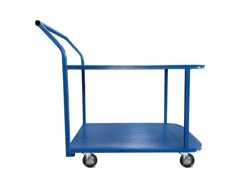 Тележка платформенная TOR ТП-2Я (600х900) 2х-ярусная (125мм) купить в Москве с доставкой по всей России | ProtosMarket.ru