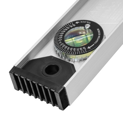 Уровень алюминиевый "Рельс", 2000 мм, 3 глазка (1 поворотный) Matrix купить в Москве с доставкой по всей России | ProtosMarket.ru