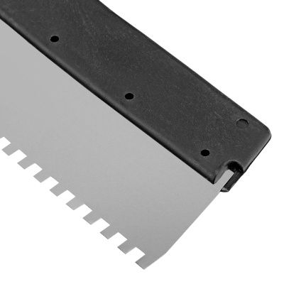 Шпатель из нержавеющей стали, 300 мм, зуб 6 х 6 мм, пластмассовая ручка Sparta купить в Москве с доставкой по всей России | ProtosMarket.ru