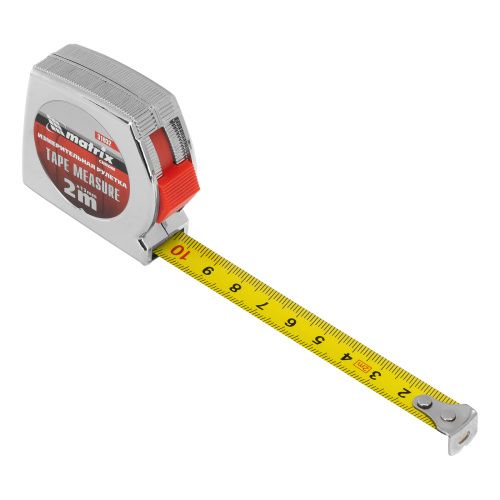 Рулетка Chrom,2 м x 13 мм,хромированный корпус Matrix купить в Москве с доставкой по всей России | ProtosMarket.ru
