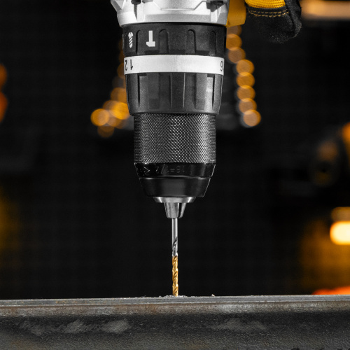 Набор сверл по металлу, 1-10 мм, Р6М5К8-TiN, Golden Tip, 19 шт Denzel купить в Москве с доставкой по всей России | ProtosMarket.ru