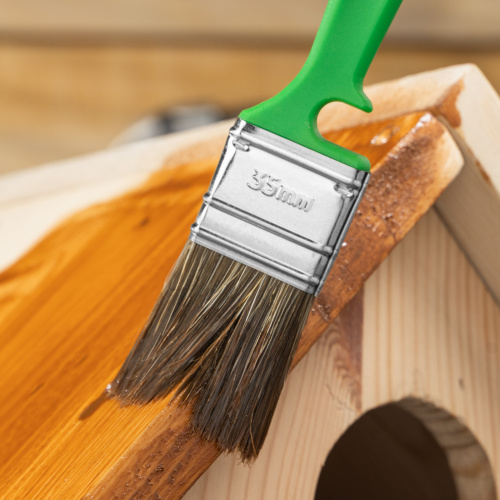 Кисть флейцевая "Работы по дереву" Color Line 35 х 10 мм Matrix купить в Москве с доставкой по всей России | ProtosMarket.ru