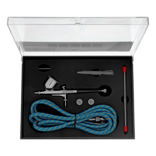 Аэрограф с верхним бачком AB1, 0.2/0.3/0.5 мм, 7 мл, 9 л/мин Denzel купить в Москве с доставкой по всей России | ProtosMarket.ru