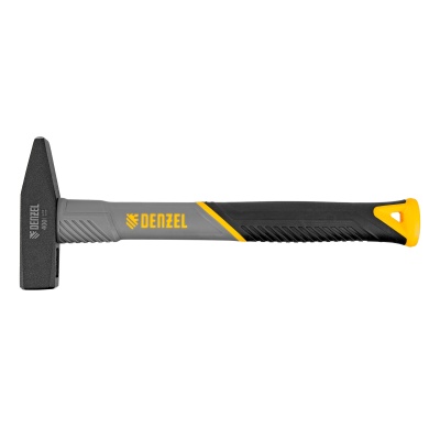 Молоток слесарный, 400 г, кованый, фибергласовая рукоятка c TPR покрытием Denzel купить в Москве с доставкой по всей России | ProtosMarket.ru
