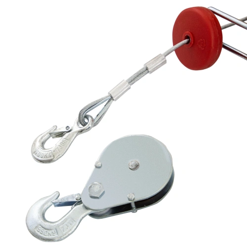 Тельфер электрический TF-1000,1 т, 1600 Вт, высота 12 м, 8 м/мин Denzel по ценам производителя в Москве с доставкой по всей России