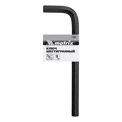 Ключ имбусовый HEX, 10 мм, CrV Matrix купить в Москве с доставкой по всей России | ProtosMarket.ru