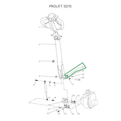 Датчик положения ручки для штабелеров SDR 1-1,2 т, SDR1635, для тележек SD15 купить в Москве с доставкой по всей России | ProtosMarket.ru