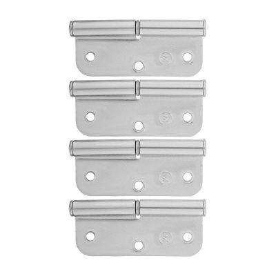 Петля накладная ПН1-85 левая, цинк, 4 шт, (Металлист) купить в Москве с доставкой по всей России | ProtosMarket.ru