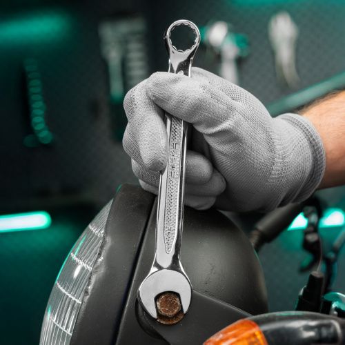 Ключ комбинированный, 15 мм, CrV, антислип Stels купить в Москве с доставкой по всей России | ProtosMarket.ru