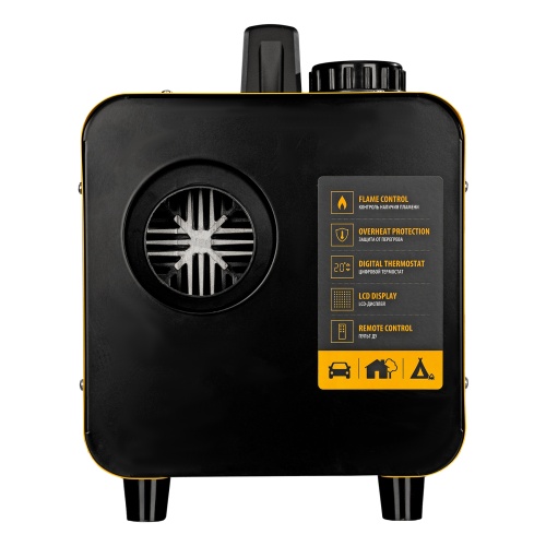 Дизельная тепловая портативная пушка  Flame-5, 5кВт, 300м3/ч, непр.наг., циф. терм. Denzel купить в Москве с доставкой по всей России | ProtosMarket.ru