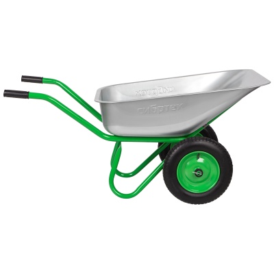 Тачка садово-строительная 2-х колесная, грузоподъемность 230 кг, объем 90 л Сибртех купить в Москве с доставкой по всей России | ProtosMarket.ru