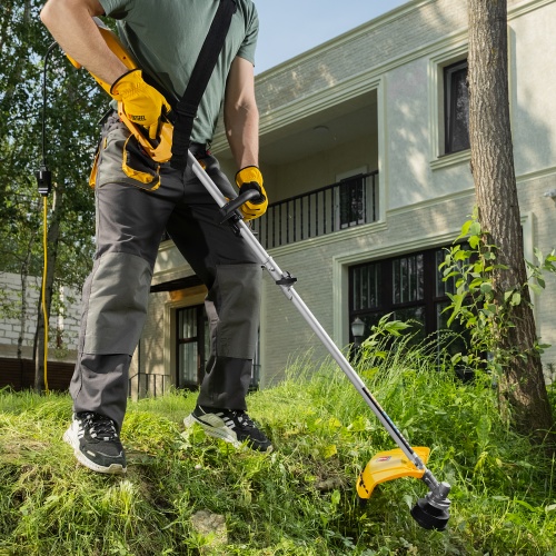 Триммер электрический TE-1220, 1200 Вт, 380 мм, катушка, диск, разборная штанга Denzel купить в Москве с доставкой по всей России | ProtosMarket.ru