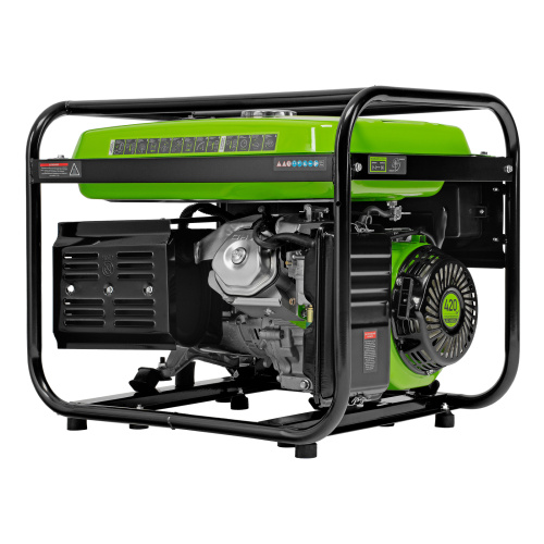 Генератор бензиновый БС-6500Э, 5.5 кВт, 230В, четырехтактный, 25 л, электростартер Сибртех купить в Москве с доставкой по всей России | ProtosMarket.ru