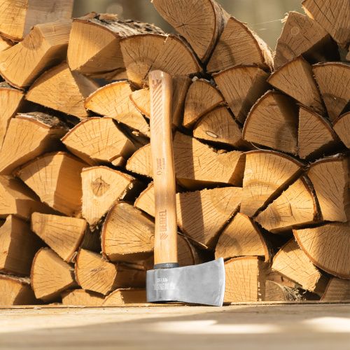 Топор кованый, 900 г, американский тип, буковая рукоятка, 430мм, EFP Denzel купить в Москве с доставкой по всей России | ProtosMarket.ru