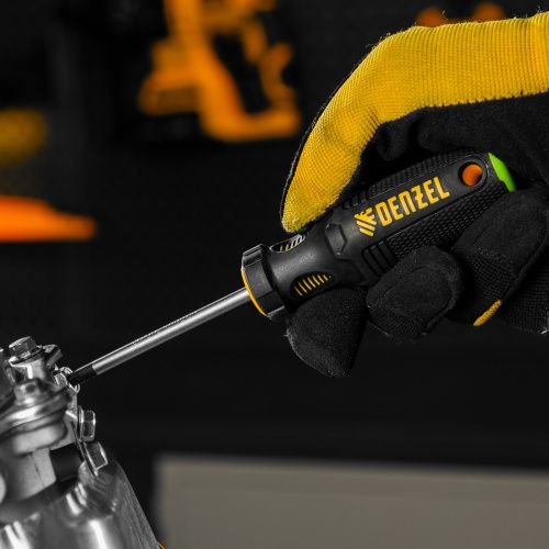 Отвертка PZ1x75 мм, CrV, трехкомпонентная рукоятка Denzel купить в Москве с доставкой по всей России | ProtosMarket.ru