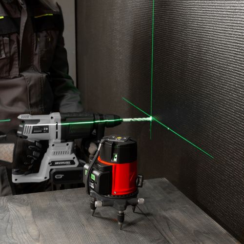 Лазерный уровень CRL-30G, 30 м, зеленый луч, акк. Li 2400 mah, резьба 5/8" MTX купить в Москве с доставкой по всей России | ProtosMarket.ru