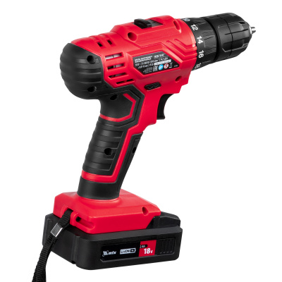 Дрель-шуруповерт аккумуляторная MCDL-18-02, Li-Ion, 18 В, 2 акк. MTX по ценам производителя в Москве с доставкой по всей России