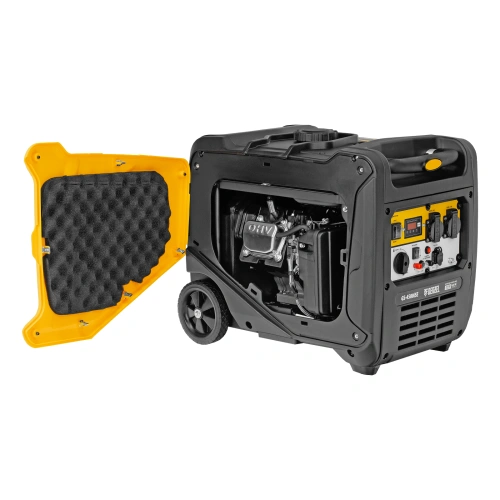 Генератор инверторный GS-4500iSE, 4,5 кВт, 230 В, закрытый корпус, электростартер Denzel купить в Москве с доставкой по всей России | ProtosMarket.ru