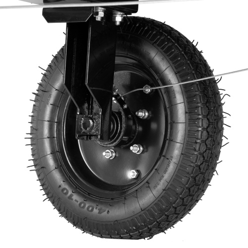 Прицеп для мотоблока TT-500, оцинк., груз. 500 кг, рег. сцепка, колеса 4.00-10, в упаковке Denzel купить в Москве с доставкой по всей России | ProtosMarket.ru